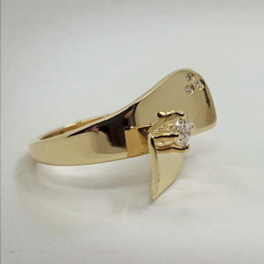 L'anello Butterfly realizzato interamente da remoto con il cliente