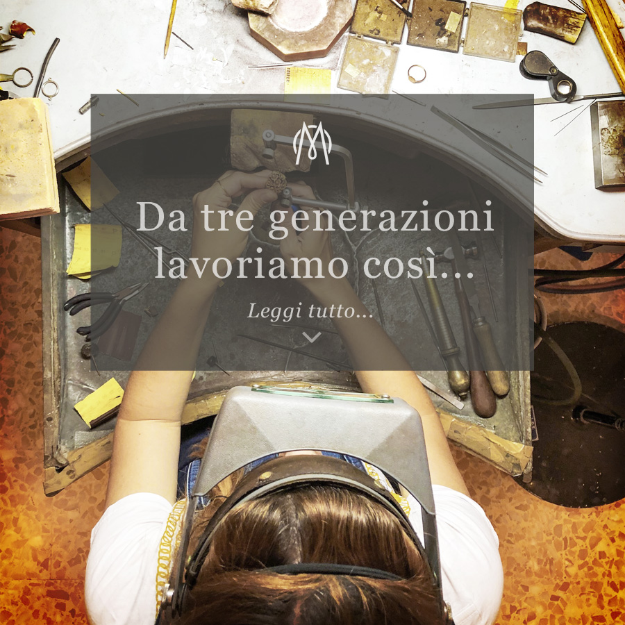 Copertina del post Da tre generazioni lavoriamo così - Orafo al banchetto di lavoro